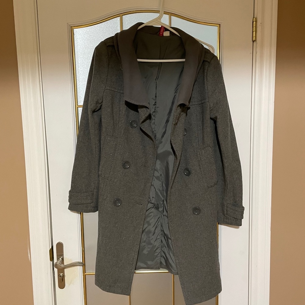 Gray Fall Coat - Picture 2 of 3